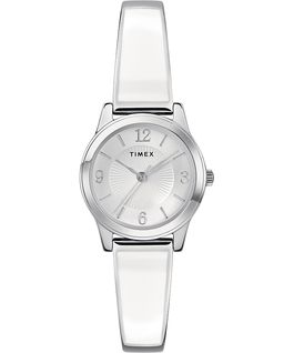 Fashion Stretch Bangle Armband, 25&nbsp;mm Silberfarben large