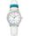 Easy Reader Color Pop 30mm Leather Watch Womens Silver-Tone/White large