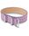 16mm Leather Single Layer Slip Thru Strap with Silver Purple large