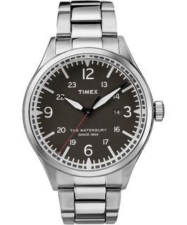 Waterbury Traditional 40mm Stainless Steel Watch Stainless-Steel/Black large