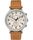 Weekender Chrono 2 Piece 40mm Leather Watch Silver-Tone/Tan/Cream large