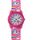 Kids Analog Strap Watch with Pattern Pink/White large