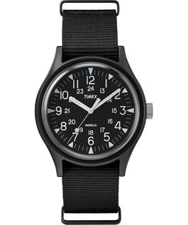 MK1 Aluminum 40mm Nylon Strap Watch Black large