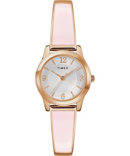 Fashion Stretch Bangle Armband, 25&nbsp;mm Ros&eacute;goldfarben/goldfarben/silberfarben large