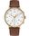 Fairfield Chronograph 41mm Leather Strap Watch Gold-Tone/Brown/White large