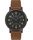 Weekender 2 Piece 40mm Leather Watch Black/Brown large
