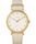 Fairfield Crystal 37mm Leather Watch Gold-Tone/White large