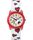 Peanuts 28mm Elastic Fabric Strap Watch Red/White large