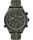 Waterbury World Time 43mm Fabric Strap Watch Stainless-Steel/Black/Green large