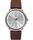 Marlin mit Handaufzug und Lederarmband, 34&nbsp;mm Brown/Silver-Tone large