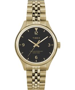 Waterbury Classic 34mm Watch Stainless Steel Gold-Tone/Black large