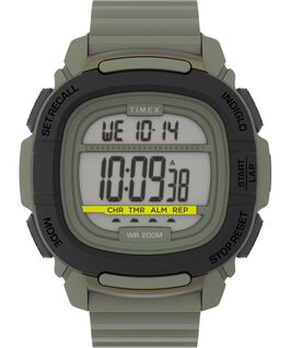 BST mit Silikonarmband, 47&nbsp;mm Grau/silberfarben large