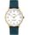 Waterbury 36mm Classic Leather Strap Watch Gold-Tone/Blue/White large