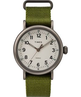 Standard mit Textilarmband, 40&nbsp;mm Black/Green/Natural large