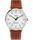Waterbury 40mm Classic Leather Strap Watch Stainless-Steel/Tan/White large