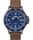 Expedition Ranger 43mm Leather Watch Gunmetal/Brown/Blue large