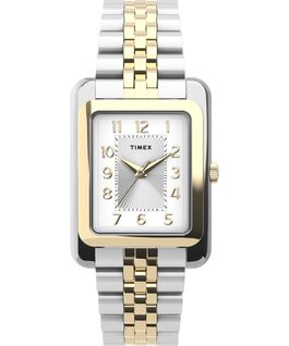 Addison mit Edelstahlarmband, 25 mm Zweifarbig/silberfarben large