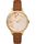 Crystal Bloom with Swarovski Elements 36mm Leather Watch Gold-Tone/Tan large