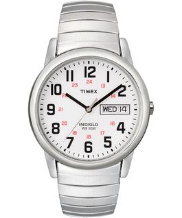 Easy Reader 35mm Stainless Steel Watch Day Date Silver-Tone/Stainless-Steel/White large
