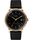 Marlin&reg; 40mm Automatic Leather Strap Watch Black/Gold-Tone large