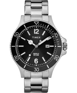 Harborside Armbanduhr, 42&nbsp;mm Chrom/silberfarben/schwarz large