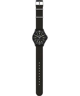 Navi Harbor mit Textilarmband, 38&nbsp;mm Schwarz/schwarz large