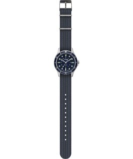 Navi Harbor mit Textilarmband, 38&nbsp;mm Blau/blau large