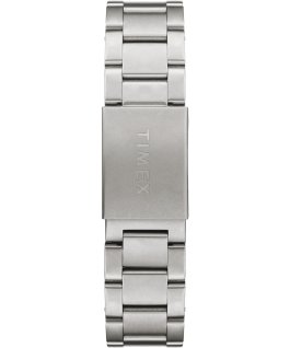 Allied Chronograph mit Armband aus Edelstahl, 42 mm Silberfarben/Edelstahl/schwarz large