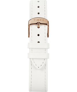 Marlin Damenuhr mit Handaufzug und Lederarmband, 34&nbsp;mm Ros&eacute;goldfarben/wei&szlig; large