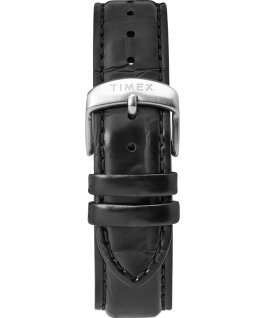 Waterbury Classic Automatik mit Lederarmband, 40&nbsp;mm Edelstahl/schwarz/wei&szlig; large