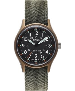 Archive MK1 Aluminium mit Textilarmband, 40&nbsp;mm Gr&uuml;n large