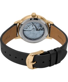 Celestial Opulence Automatic 38 mm Armbanduhr mit strukturiertem Armband Goldfarben/schwarz large