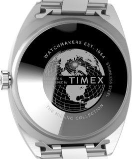 Milano XL mit Armband aus Edelstahl, 38 mm Edelstahl/silberfarben large