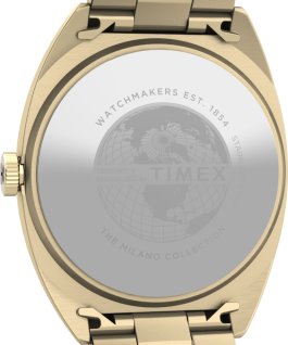 Milano XL mit Armband aus Edelstahl, 38 mm Goldfarben/champagnerfarben large