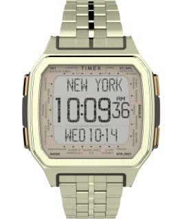 Command Urban Metal mit Armband aus Edelstahl, 47 mm Goldfarben large