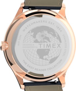 Easy Reader Gen1 mit Lederarmband, 40&nbsp;mm Ros&eacute;goldfarben/blau large