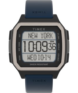 Command Urban mit Kunstharzarmband, 47 mm Schwarz/blau large