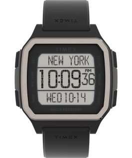 Command Urban mit Kunstharzarmband, 47 mm Schwarz large