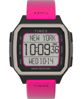 Command Urban mit Kunstharzarmband, 47 mm Pink large