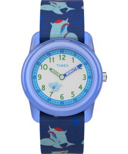 Kids Analog 32mm Nylon Strap Watch 1 Blue/Green/White large