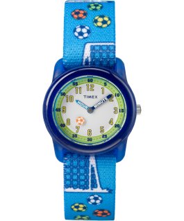 Kids Analog 32mm Nylon Strap Watch 1 Blue/White large