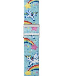 Kids Analog Strap Watch with Pattern Blue/White large