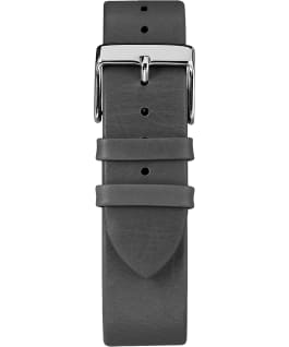 Fairfield 41mm Leather Watch Chrome/Black/White large