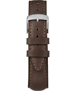 Waterbury Traditional Chronograph 3-Dial 42mm Leather Strap Watch Stainless-Steel/Brown/Tan large