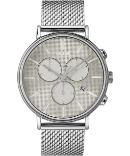 Fairfield Supernova 41mm Mesh Bracelet Watch Silver-Tone/Stainless-Steel large
