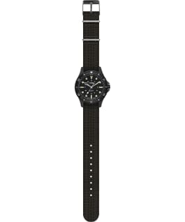 Navi Harbor mit Textilarmband, 38&nbsp;mm Schwarz/schwarz large