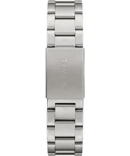 Allied Chronograph mit Armband aus Edelstahl, 42 mm Silberfarben/Edelstahl/schwarz large