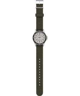Navi Ocean 38mm Reversible Fabric Strap Watch Stainless-Steel/Green/Blue large