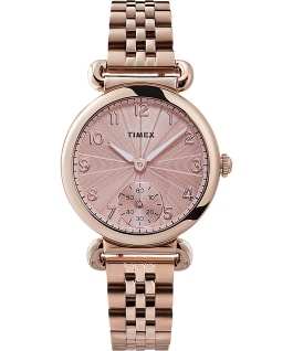 Model 23 mit Edelstahlarmband, 33 mm Ros&eacute;goldfarben large