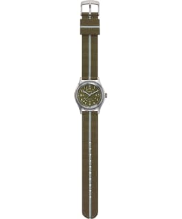 MK1 Mechanical 36mm Fabric Strap Watch Stainless-Steel/Green large